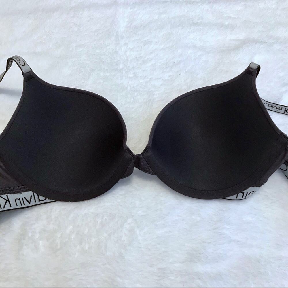 Calvin Klein NWOT Dark Grey Demi Bra Women 36C *Pls See Description* - Picture 8 of 11
